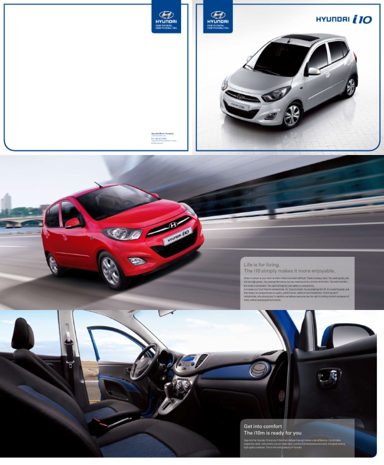 Catalogo Hyundai I10 2012 PDF