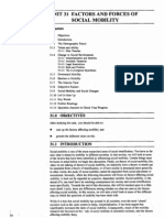 Factors and Forces of Social Mobility