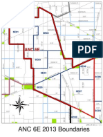 Map of ANC 6E in Washington, DC -- 2013