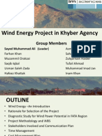 Wind Energy Project in Khyber Agency FATA