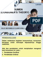 Te or I Konsum en Consumers Theory