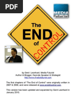 The End of Control - Summary (Gerd Leonhard)