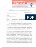 El SUTEP y El Buen Desempeño Docente Del MED-CNE - Documentos