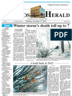 Winter Storm's Death Toll Up To 7: Elphos Erald