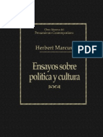 Herbert, Marcuse "Ensayos sobre política y cultura"
