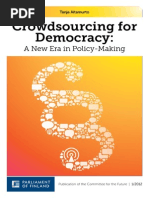 Download Crowdsourcing for Democracy New Era in Policy-Making by Tanja Aitamurto SN118136573 doc pdf