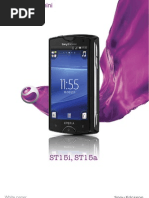 Sony Ericsson Xperia mini T15i, ST15a - White paper