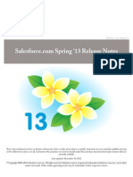 Salesforce Spring'13 Release Notes