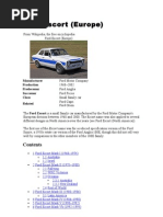 Download Ford Escort Europe by Lince 1960 SN118145874 doc pdf