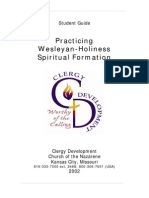 Practicing Wesleyan-Holiness Spiritual Formation Student Workbook