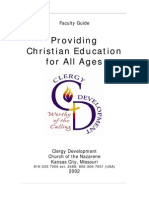 Providing Christian Education For All Ages Instructors Guide