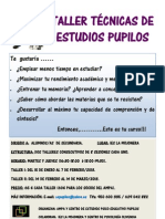 Taller Tecnicas de Estudios Pupilos La Mojonera