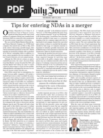 Tips for Entering NDAs in a Merger