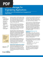 FlexNet Manager For Engineering Apps Datasheet