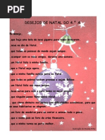 DESEJOS DE NATAL DO 4ºA