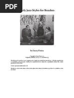 Download Early Jazz Styles for Brushes Drum by Sergio Muoz Muoz SN118167923 doc pdf