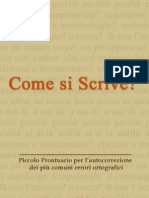 Come si scrive Prontuario