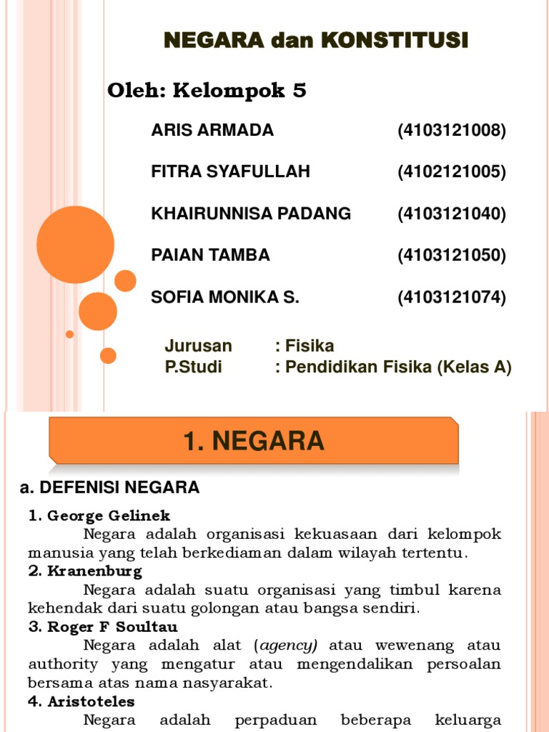 Negara Dan Konstitusi Ppt