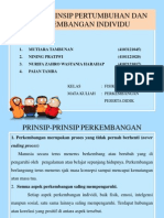 Prinsip-Prinsip Pertumbuhan Dan Perkembangan