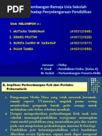 Download Implikasi Perkembangan Remaja Usia Sekolah Menengah Terhadap Penyelengaraan Pendidikan by Paian Tamba SN118172345 doc pdf