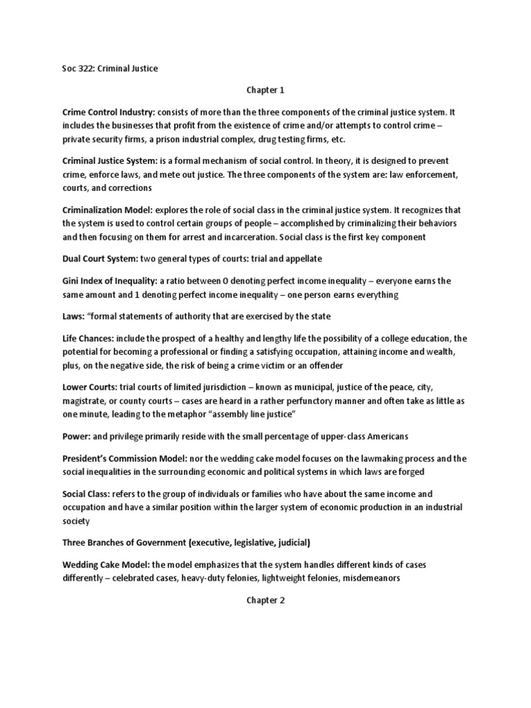 Criminal Justice Study Guide PDF Uniform Crime Reports Crime