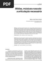 Mídias, músicas e escola a articulação necessária