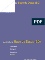 Asignatura - Bases de Datos (Bd)