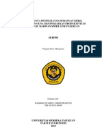 Download SKRIPSI PENINGKATAN SEMANGAT KERJA KARYAWAN by almoon2 SN118189038 doc pdf