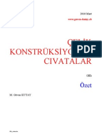 CELIK KONSTRUKSIYONDA CIVATALAR