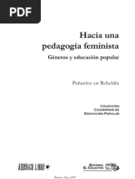 Hacia una pedagogía feminista