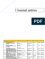 100 Journal Entries