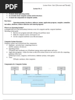 Operating Systems Lecture Notes