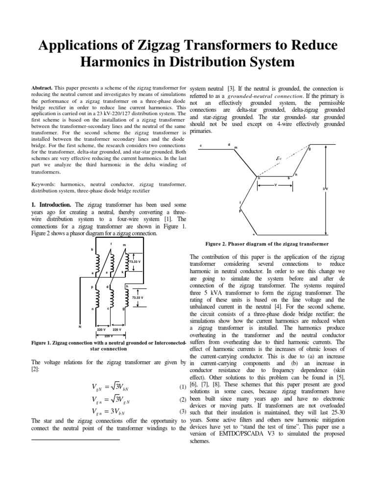 Application of Zigzag Transformer PDF