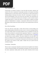 Concept Paper Format