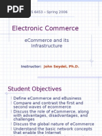 Electronic Commerce: Ecommerce and Its Infrastructure