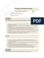 CBSE SYLLABUS 12th Physics Practicals and Theory 2012