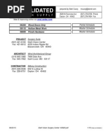 Stahl Vision Surgery Center Door, Frame and Hardware Scheduling