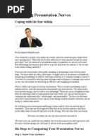 Download Managing Presentation Nerves by Luis Alberto Izarra SN118223385 doc pdf