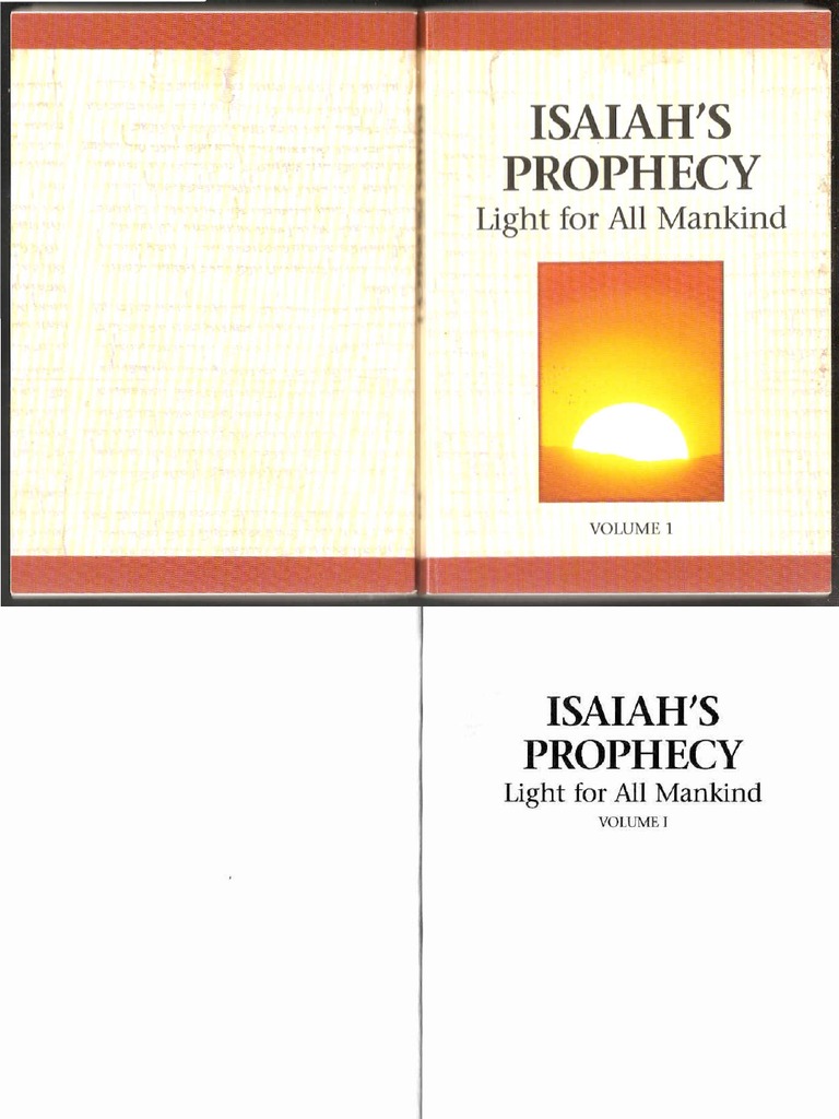 Isaiah Prophecy of Light | PDF | Language Arts & Discipline