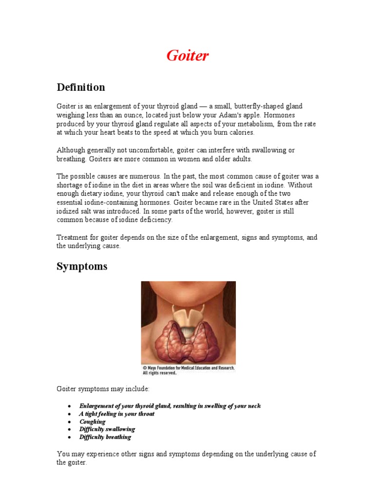 Goiter | Thyroid | Hyperthyroidism