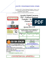 Apostila Digital Concurso TRT Tribunal Regional Trabalho 9a Região Paraná 2013