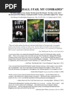 Download Never Shall I Fail My Comrades -- The Dark Legacy of Gen McChrystals Memoir My Share of the Task   His Betrayal of Pat Tillman Command of JSOC Torture and Failed Afghan War Surge Dec 28 2012 Ver 24 Updated 4-20-14 by Guy Montag SN118240604 doc pdf