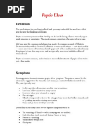 Types of ulcers pdf picture