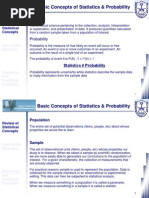 Class 03 - Basic Concepts of Statistics and Probability (1 of 2)