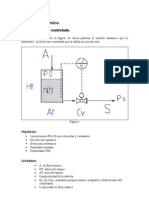 Modelado Matemático de Un Tanque Simple