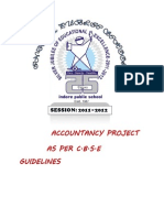 Accountancy Project Guidelines 2011-12