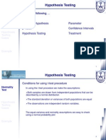 Class 06 - Hypothesis Testing Cases