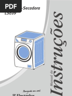 Manual lavadora 9K frontal Eletrolux LSE09