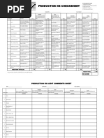 Kopya 5S Audits Check Sheet and Comments Sheet - Issue2