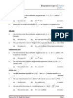 Progressions Paper 1@Set 5(Revised Version 2013)